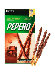 Lotte Almond Pepero Chocolate Biscuit Sticks, 32g