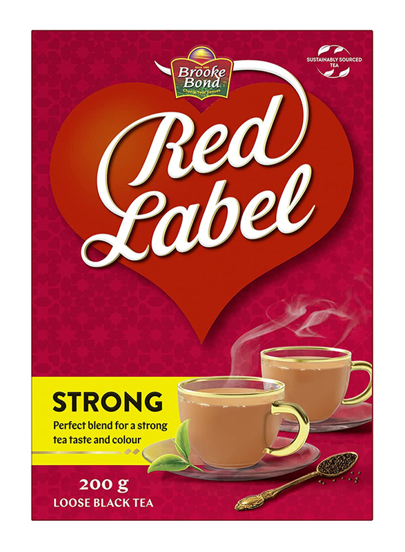 Brooke Bond Red Label Loose Black Tea, 200g