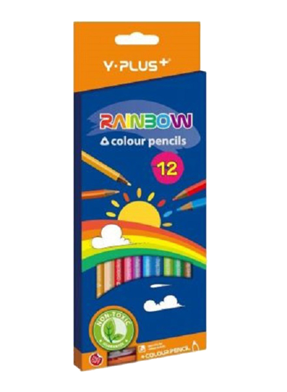 Rainbow Colour Pencil, 12 Piece, Multicolour