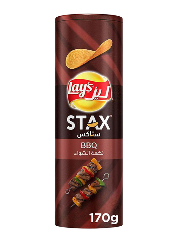 Lays Stax Bbq Potato Chips, 170g
