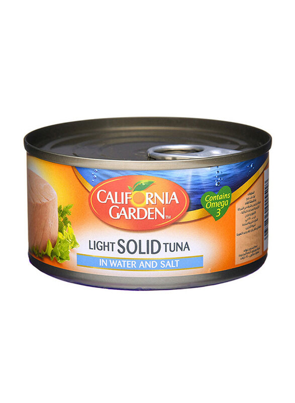 

California Garden Light Tuna Solid In Water & Salt, 185g