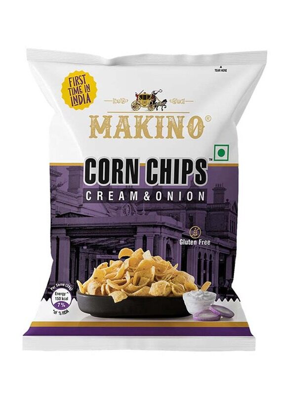 

Makino Cream & Onion Corn Chips, 60g