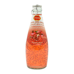 Pran Basil Seed Drink Pomegranate 290ml*50pieces