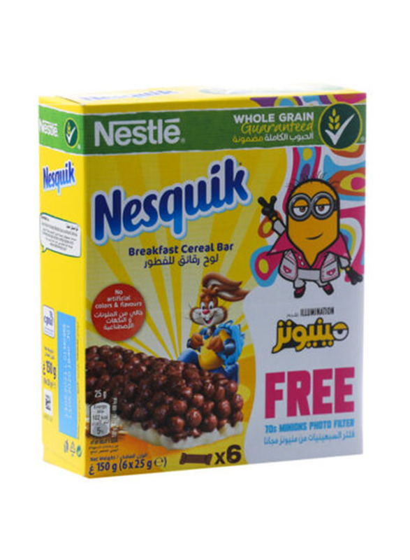 Nestle Nesquik Chocolate Cereals Bars, 25g