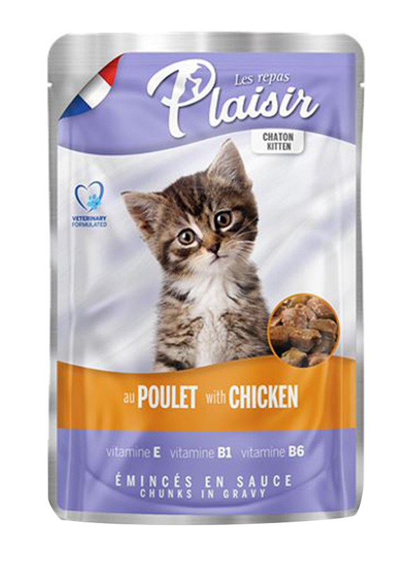 Plaisir Chaton Kitten Cat Food, 100g