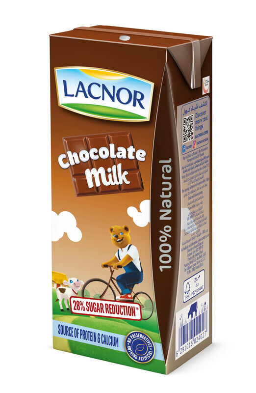 

Lacnor Chocolate Milk 180ml*150pcs