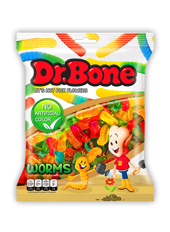 

Dr.Bone Cola Worms Jelly Gum, 20g