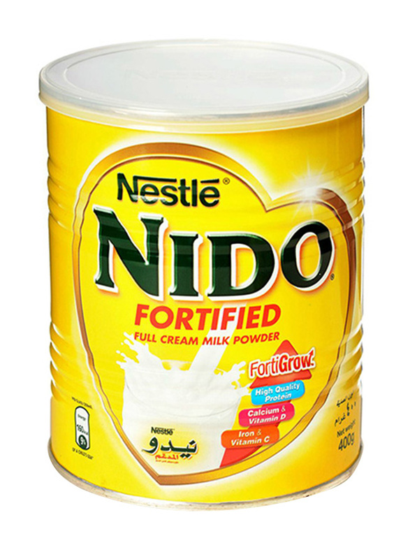 Nestle Nido Fortified Full Cream Powder Milk Tin, 400g