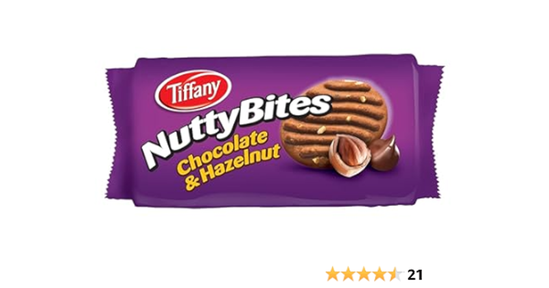 

Britannia Tiffany Nuttybites Chocolate 81g*288pcs