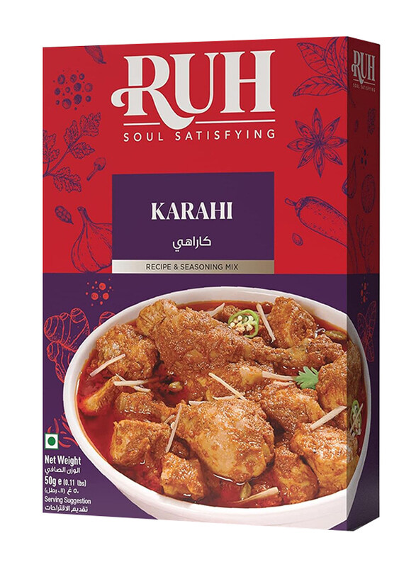 

Ruh Karahi Masala 50g x72pcs