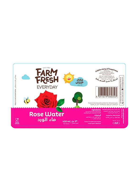 Farm Fresh Rose Water, 430ml