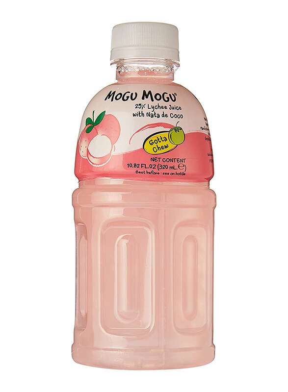 

Mogu Mogu 25% Lychee Juice with Nata De Coco, 300ml