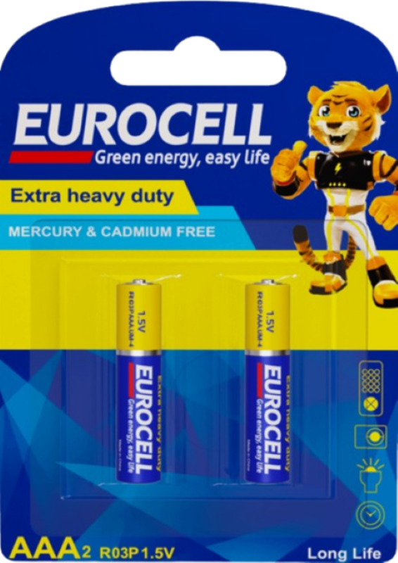 

Eurocell Extra Heavy Duty AAA2 Batteries