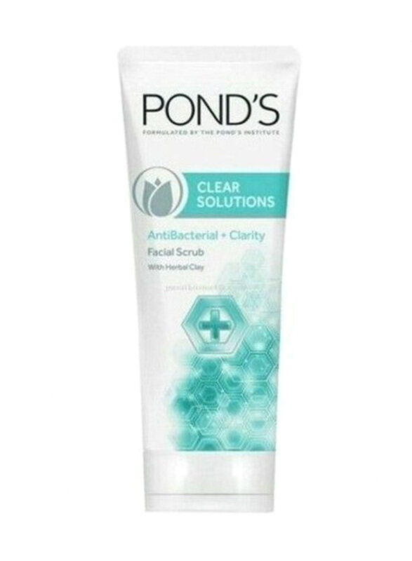 

Pond's Clear Solutions Herbal Clay Facial Scrub, 100gm