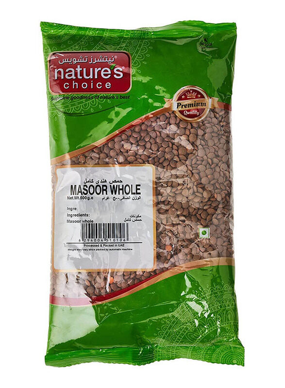 

Natures Choice Masoor Whole, 500g