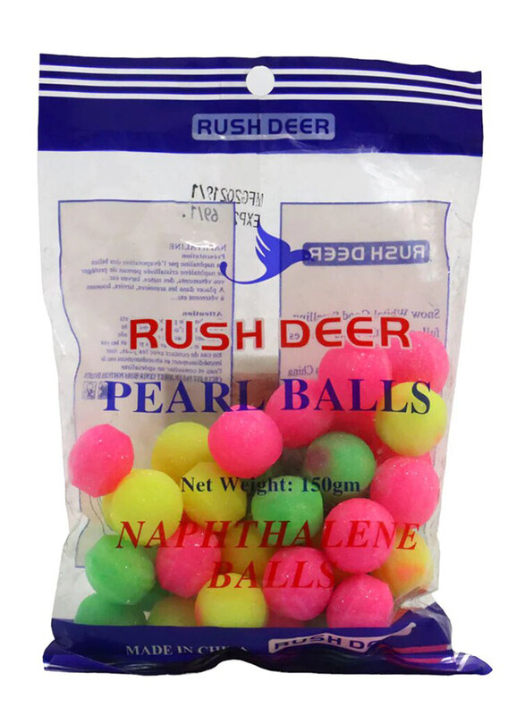 

Rush Deer Pearl Balls Colourful Naphthalene Balls, 150g