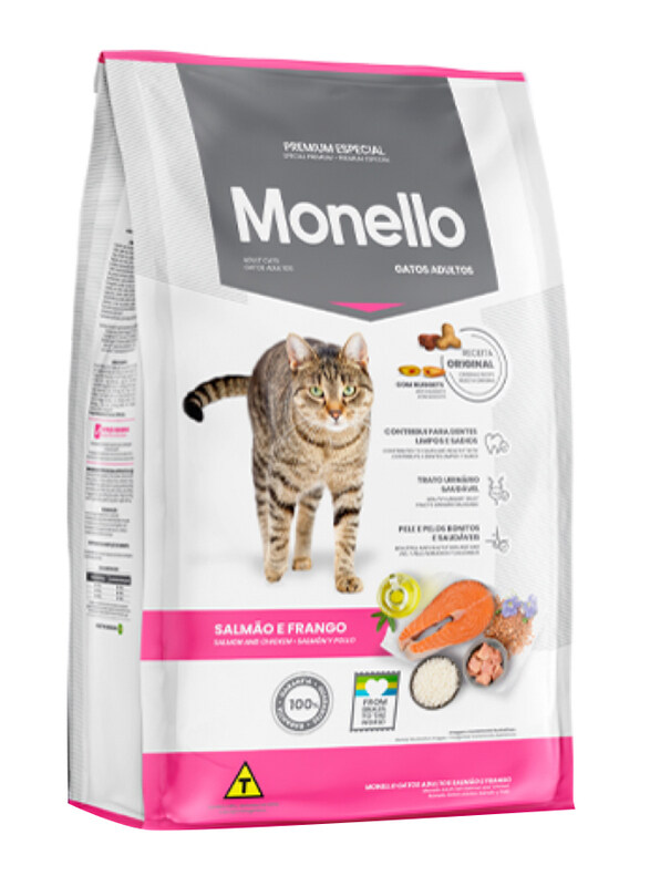 

Monello Salmon & Chicken Cat Food, 1 Kg