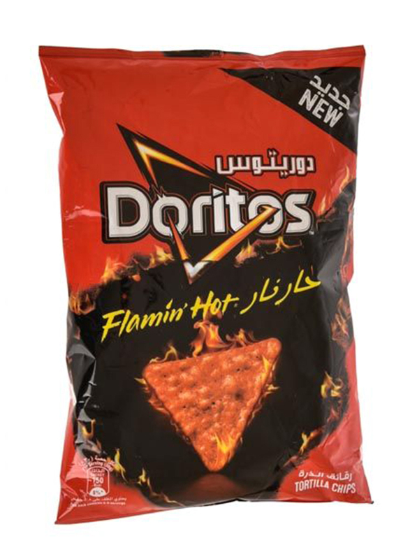 Doritos Flamin' Hot Tortilla Chips, 175g