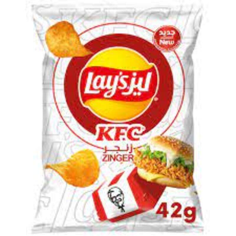 

Lays Kfc Zinger 42GM*150pices