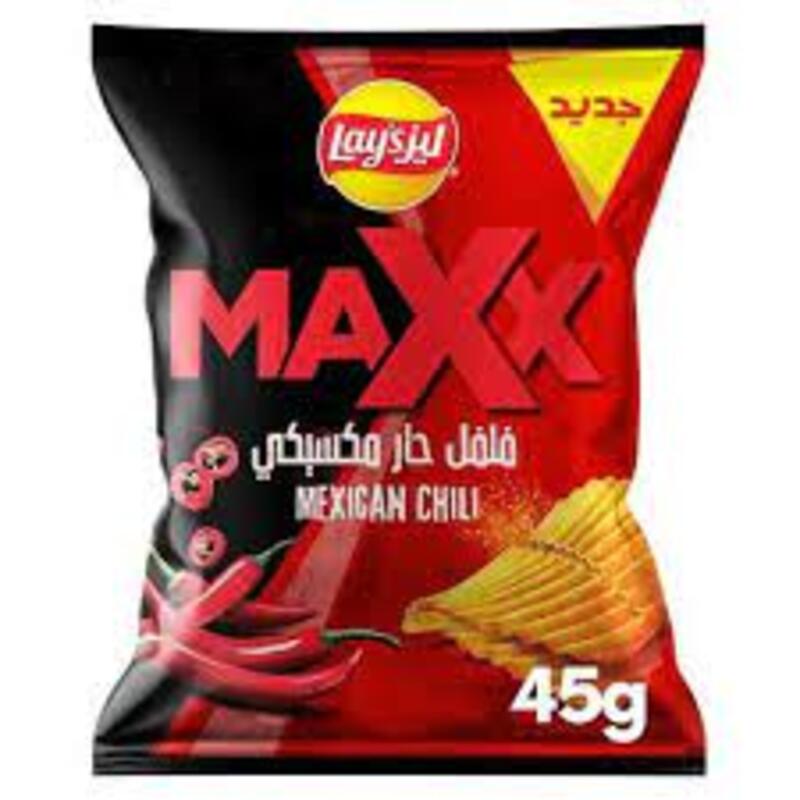 Lays Maxx Mexican Chili 45gm*150pices