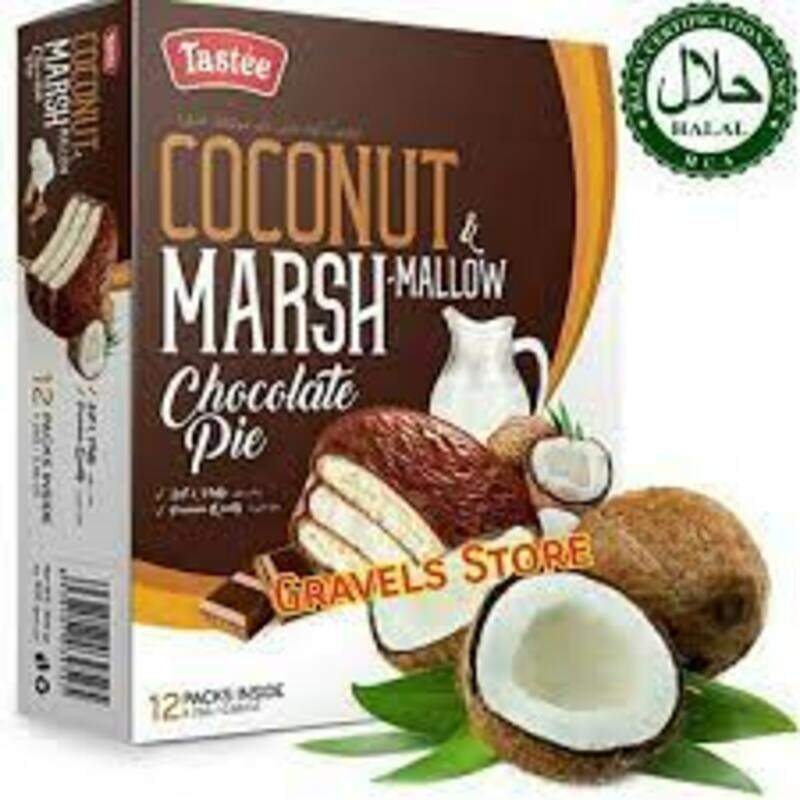 

Tastee Coconut Marsh Mallow Chocolate Pie 25g*12pcs