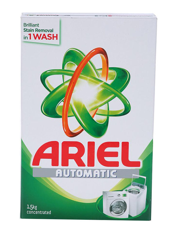 Ariel Green Automatic Concentrated Powder Detergent, 1.5Kg