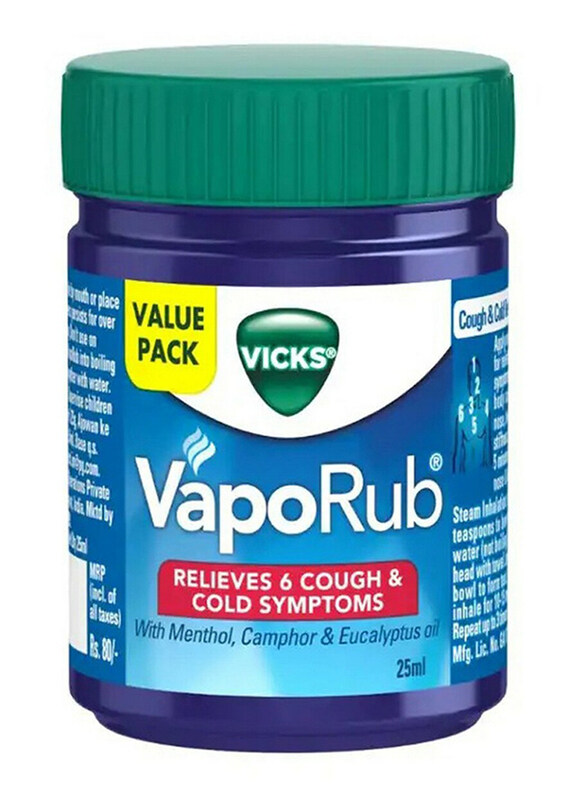 

Vicks Vaporub Topical Ointment, 25ml