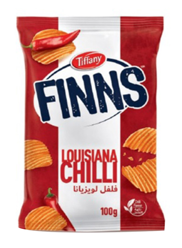 Tiffany Finns Louisiana Chili Chips, 85g