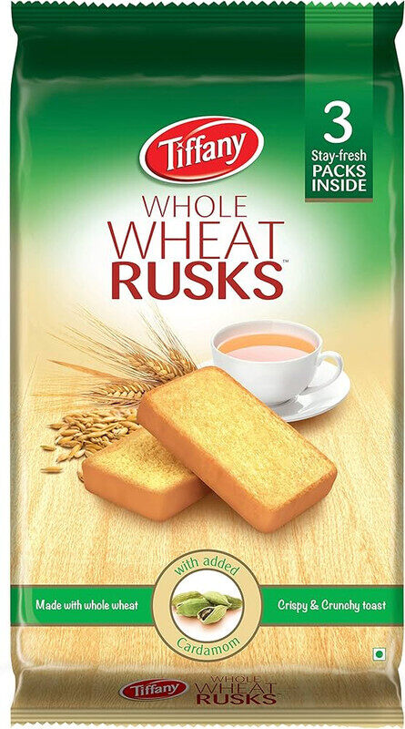 

Britannia Tiffany Whole Wheat Rusk 335g*72pcs