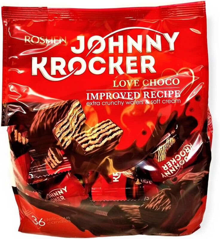 

Konafetto Roshen Johnny Krocker Choco 1kg x20pcs