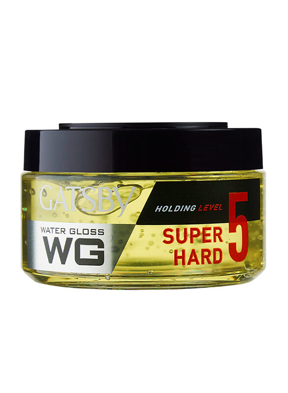

Gatsby Water Gloss Super Hard Yellow Hair Gel for All Hair Types, 150ml