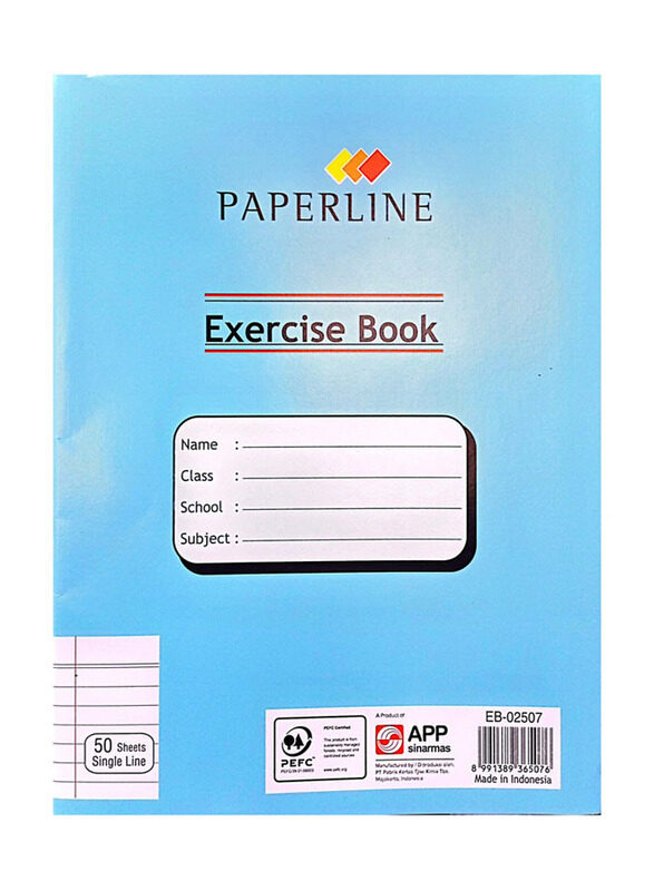 

Paperline Exercise Book 50 Sheets 10mm Square x 72pcs