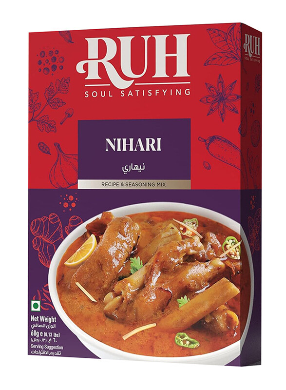 

Ruh Nihari Masala 50g x72pcs