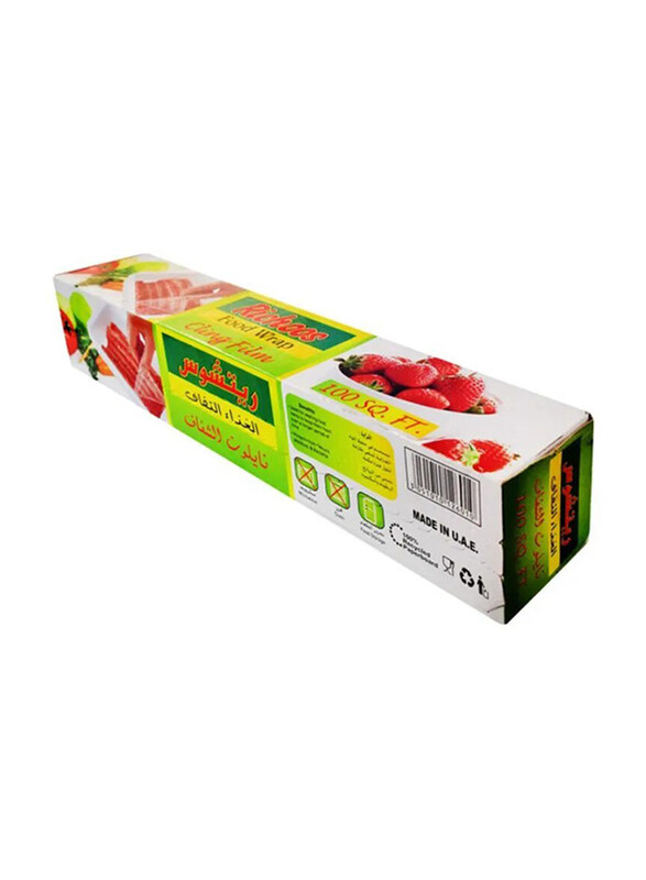

Richoos Cling Film Plastic Food Wrap, 100sq.ft