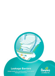 Pampers Active Baby Dry Diapers, Size 4, Maxi, 8-14 kg, Carry Pack, 16 Count