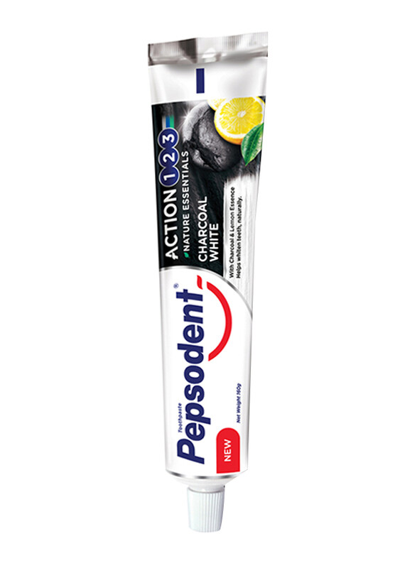 

Pepsodent Action 123 Charcoal White Toothpaste, 160gm