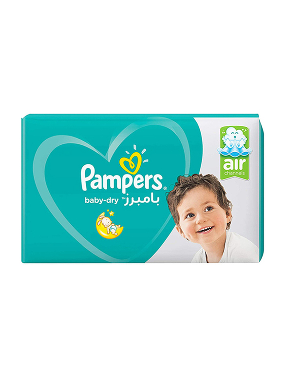 Pampers Baby-Dry Diapers, Size 6, Extra Large, 13+ kg, Carry Pack, 10 Count