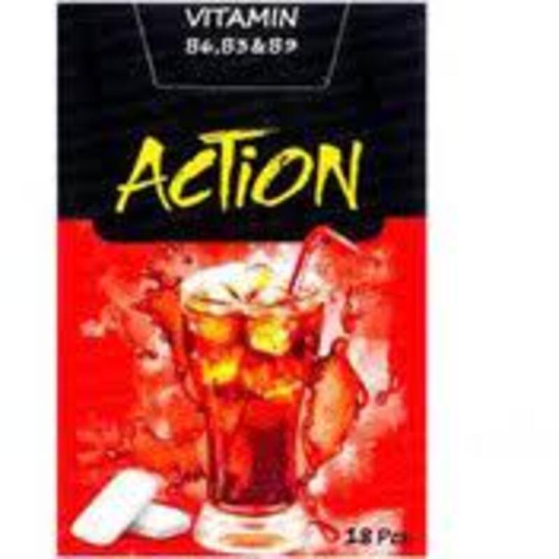 Action Vitamin Cola Gum 23.8gm