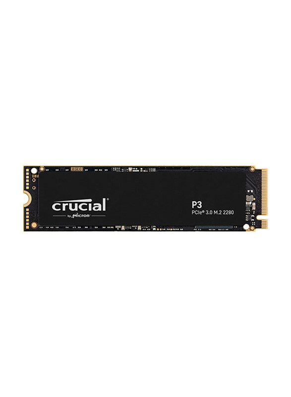 

Crucial 1TB P3 PCIe M.2 2280 Internal SSD for PC/Laptop, CT1000P3SSD8, Black