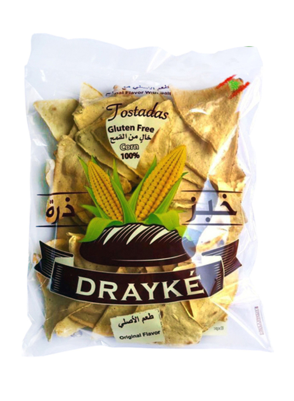Drayke Black Original Flavor Corn Tostadas, 80g