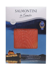Salmontini Hand-Sliced Scottish Smoked Salmon D-Cut, 100g