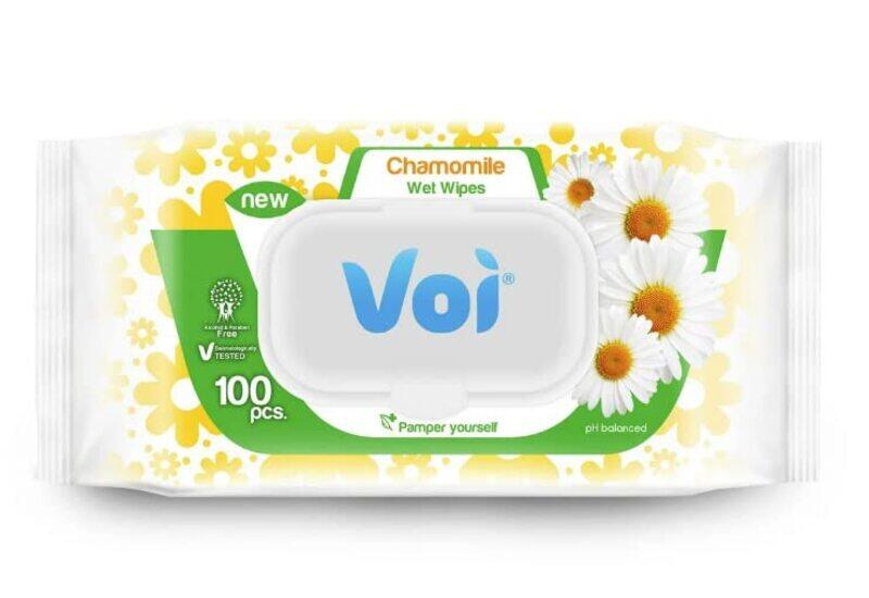 

Generic Chamomile Wet Wipes, 100 Pieces