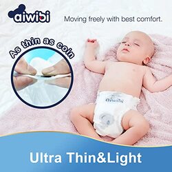 Aiwibi Ultra-Thin Premium Baby Diaper Pants, Size M, 4-10 Kg, 48 Count