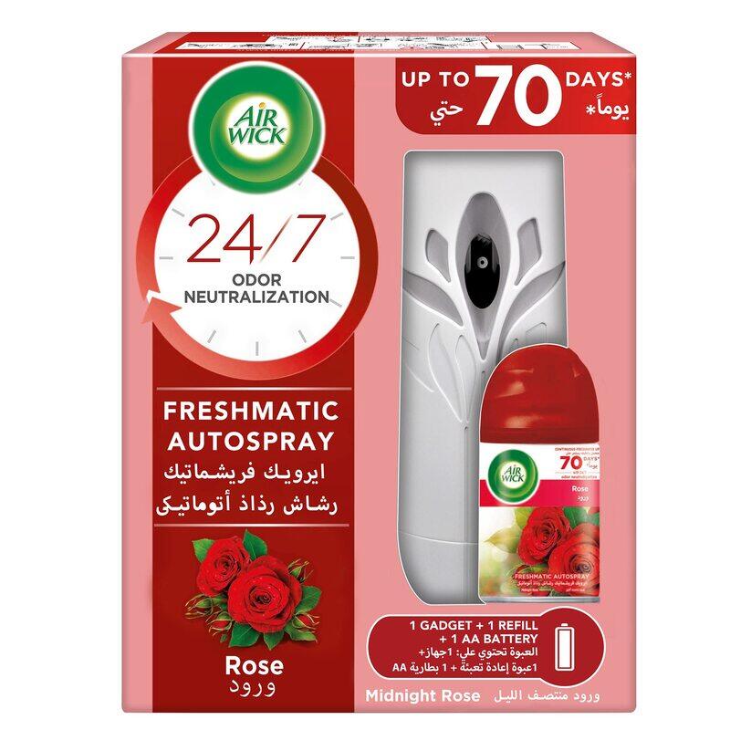 

Air Wick Freshmatic Auto Spray Rose Freshener with Gadget and 1 Refill, 250ml