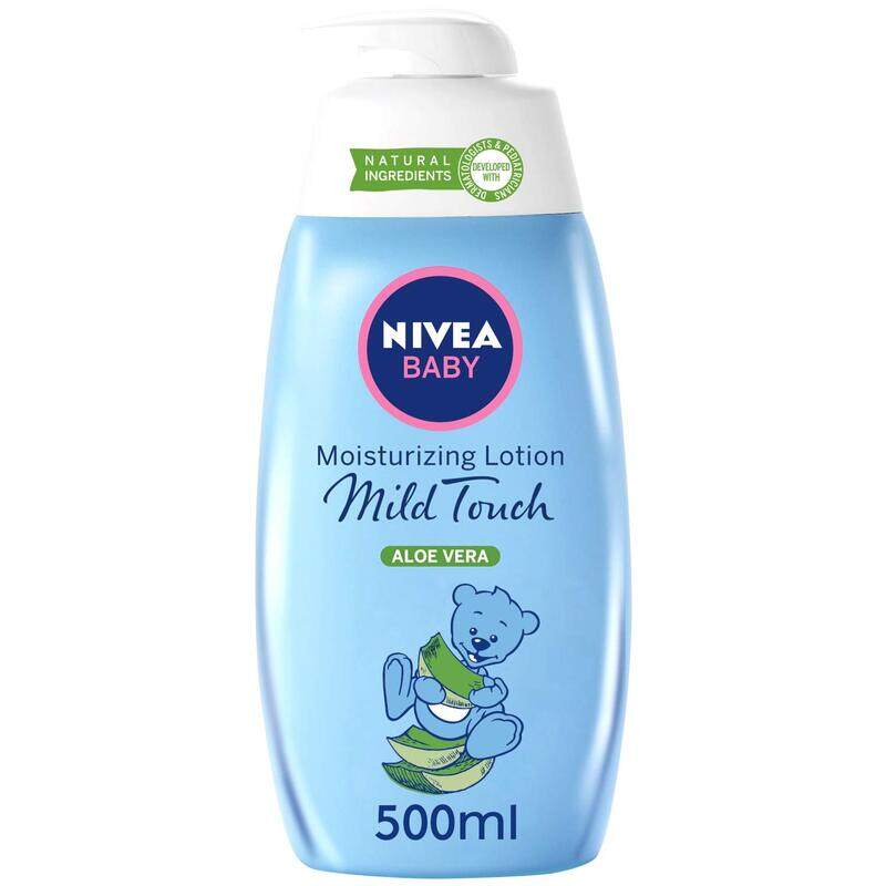 

Nivea Baby Mild Touch Aloe Vera Moisturising Lotion, 500ml, Blue