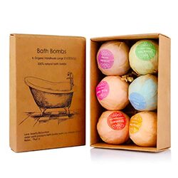 Bath Bomb Gift Set, 6 Pieces