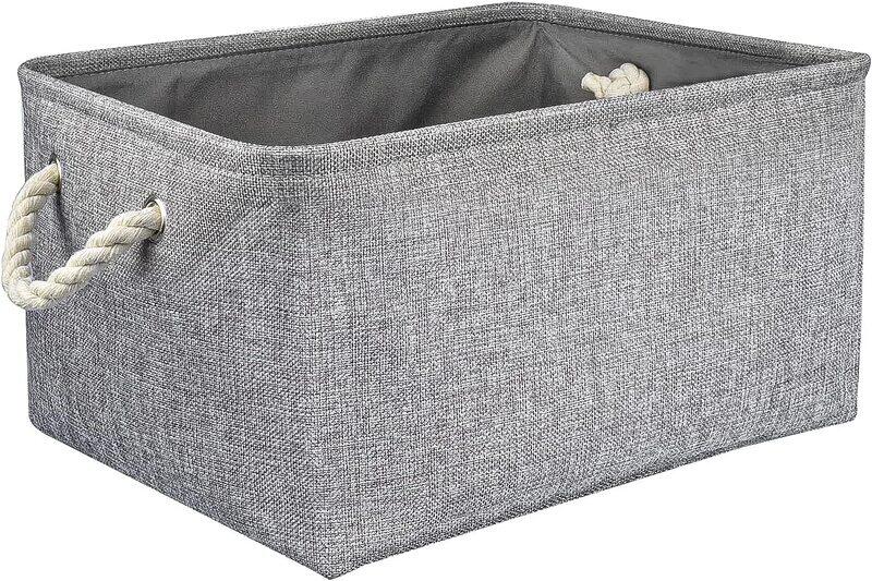 

Generic NB Closet Storage Bin Basket, Large, Grey