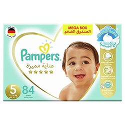 Pampers Premium Care Diapers, Size 5, 11-16 Kg, 84 Count