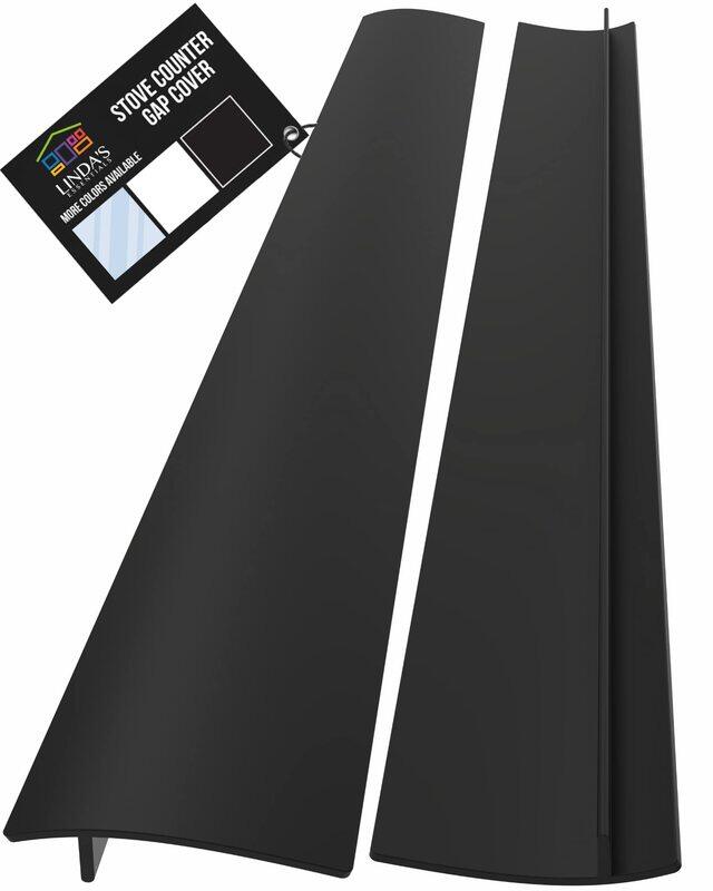 

Linda & Essentials Silicone Stove Gap Covers, Black