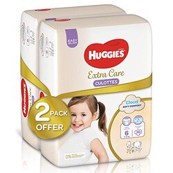 Huggies Extra Care Pants, Size 6, 15-25 Kg, 60 Count